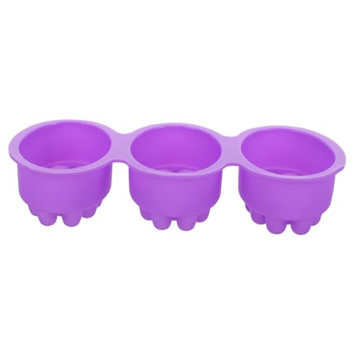 WEKAMOS Massagebürsten Silikonform Ovale Seifenform für DIY Seifenherstellung Flexible Massageseifenform Lebensmittelechtem Silikon Vielseitig für Lotionen von WEKAMOS