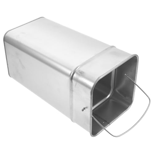 WEKAMOS Metall Müllbehälter mit Griff Verzinkter Innenkübel Rostfrei Große Kapazität Tragbarer Outdoor Abfallbehälter Praktischer Tisch Abfalleimer Modisches Design WEKAMOS Metall Müllbehälter mit Griff Verzinkter Innenkübel Rostfrei Große Kapazität Tragbarer Outdoor Abfallbehälter Praktischer Tisch Abfalleimer Modisches Design von WEKAMOS