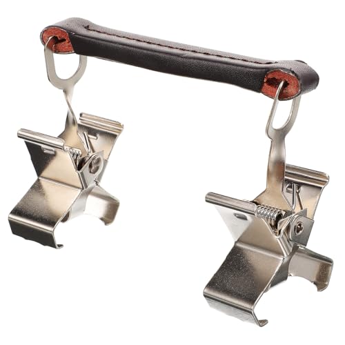 WEKAMOS Metall Wet Canvas Clip mit Trennfunktion Langlebiger Metall Kunstleder canvashalter Stabiler Malbrett Klammer Effizienter Nasser Leinwandträger für Künstler und Malbedarf von WEKAMOS