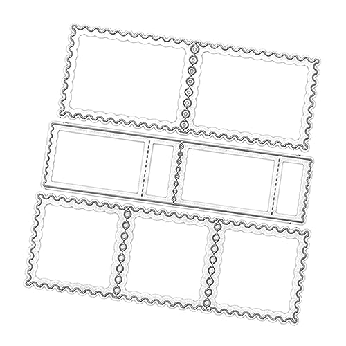WEKAMOS Metallic Schneidformen für DIY Stempel Basteln Wiederverwendbare Robuste Stanzschablonen für Scrapbooking Fotoalben Karten Hochzeitsdekoration Vielseitig für Party und von WEKAMOS