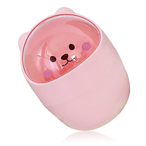 WEKAMOS Mini Abfalleimer für Schreibtisch Süßer Cartoon Mülleimer mit Deckel Kompaktes Design für Zuhause und Büro für Schlafzimmer und Badezimmer WEKAMOS Mini Abfalleimer für Schreibtisch Süßer Cartoon Mülleimer mit Deckel Kompaktes Design für Zuhause und Büro für Schlafzimmer und Badezimmer von WEKAMOS