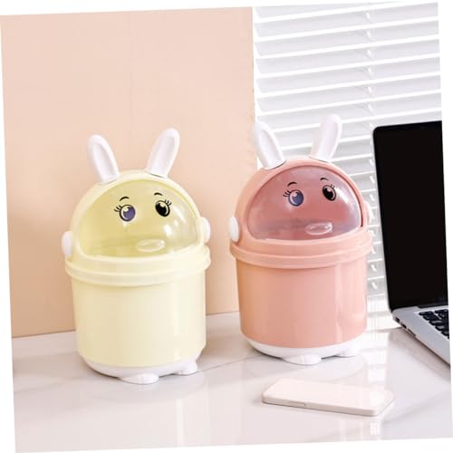 WEKAMOS Mini Countertop Mülleimer aus Robustem PP Pet Kleiner Tisch Abfallbehälter mit Großer Öffnung Praktischer Desktop Müllkorb für Büro Schlafzimmer Bad Küchenarbeitsplatte Rosa WEKAMOS Mini Countertop Mülleimer aus Robustem PP Pet Kleiner Tisch Abfallbehälter mit Großer Öffnung Praktischer Desktop Müllkorb für Büro Schlafzimmer Bad Küchenarbeitsplatte Rosa von WEKAMOS