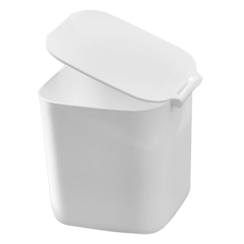 WEKAMOS Mini Desktop Mülleimer mit Deckel Kunststoff Abfalleimer für Kleinen Müll Schreibtisch Büro Küche Weiß Kompakt Platzsparend Langlebig und Geruchshemmend WEKAMOS Mini Desktop Mülleimer mit Deckel Kunststoff Abfalleimer für Kleinen Müll Schreibtisch Büro Küche Weiß Kompakt Platzsparend Langlebig und Geruchshemmend von WEKAMOS