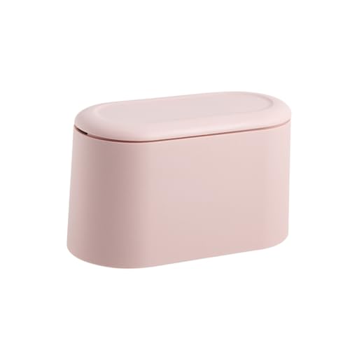 WEKAMOS Mini Desktop Mülleimer mit Druckverschluss Kompakter Tischabfalleimer für Büro und Jugendzimmer Umweltfreundlicher Platzsparender Papierkorb in Rosa für Recycling und Kleine WEKAMOS Mini Desktop Mülleimer mit Druckverschluss Kompakter Tischabfalleimer für Büro und Jugendzimmer Umweltfreundlicher Platzsparender Papierkorb in Rosa für Recycling und Kleine von WEKAMOS