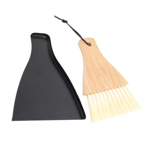 WEKAMOS Mini Kehrblech und Besen Set aus Langlebigem Multifunktionale Reinigungshilfe für Haushalt und Arbeitsplatz Platzsparend für Tisch Boden und Bett Passend zu Verschiedenen von WEKAMOS