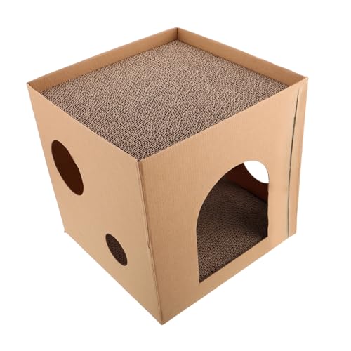WEKAMOS Multifunktionale Katzenkratzmatte aus Wellpappe Geräumiges Kratznest für Katzen Sicheres Material Design Entspannen und Kratzen Jedem Zuhause WEKAMOS Multifunktionale Katzenkratzmatte aus Wellpappe Geräumiges Kratznest für Katzen Sicheres Material Design Entspannen und Kratzen Jedem Zuhause von WEKAMOS