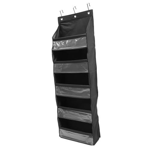 WEKAMOS Multifunktionaler Lagiger Tür Organizer aus Transparentem PVC Großer Wand Hängebeutel zur Aufbewahrung Praktischer Mehrzweck Hängesack für Schuhe Kleidung und Haushaltsgegenstände von WEKAMOS