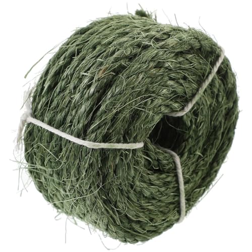 WEKAMOS Natürliche Sisal Kordel Verschleißfestes Zuschneidbares Sisal Hanfseil für Katzenkratzbaum Kratzsäule und DIY Katzenkratzposten Robustes Katzenkratzseil für Haushalt und von WEKAMOS