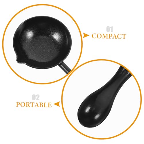 WEKAMOS Non stick Wachssiegel löffel mit Langem Griff Handlicher Wachsschmelz löffel für Präzises Schmelzen von Siegelwachs Ergonomisch Kompakt und Langlebig für Bastelarbeiten und von WEKAMOS