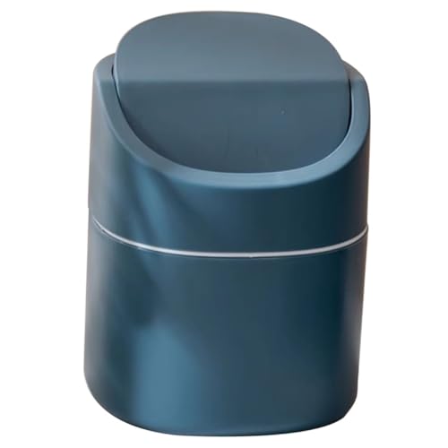 WEKAMOS Nordic Style Mini Tischmülleimer mit Deckel Kleiner Verschließbarer Desktop Abfalleimer aus Robustem Geruchsneutraler Mini Abfallbehälter für Küche Büro Schreibtisch und WEKAMOS Nordic Style Mini Tischmülleimer mit Deckel Kleiner Verschließbarer Desktop Abfalleimer aus Robustem Geruchsneutraler Mini Abfallbehälter für Küche Büro Schreibtisch und von WEKAMOS