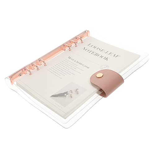 WEKAMOS Notizbuch Nachfüllbare PVC Transparente für Schüler Lehrer und Büroangestellte und Stilvolles Planungspapier mit Liniendruck für Notizen und Zeitplanung von WEKAMOS