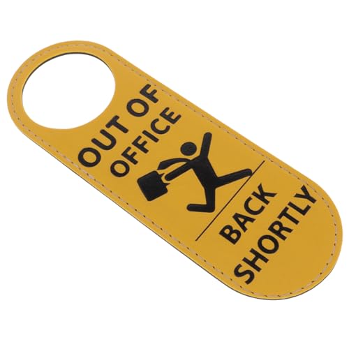 WEKAMOS Of Office Türschild Humorvolles Türhängeschild mit Doppelseitigem Design für Büro Hotel und Einfache Sichtbarkeit von Beiden für Privatsphäre WEKAMOS Of Office Türschild Humorvolles Türhängeschild mit Doppelseitigem Design für Büro Hotel und Einfache Sichtbarkeit von Beiden für Privatsphäre von WEKAMOS