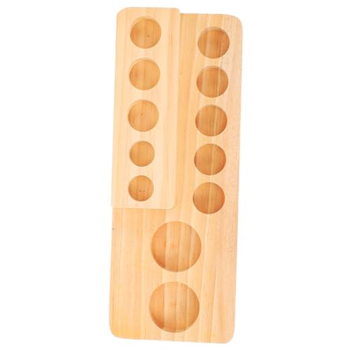 WEKAMOS Organizer für Ätherische Öle Naturbelassenes Kiefernholz Multifunktionales Flaschenregal mit Mehrloch Design zur Sicheren Aufbewahrung und Übersichtlichen Präsentation von Kleinen WEKAMOS Organizer für Ätherische Öle Naturbelassenes Kiefernholz Multifunktionales Flaschenregal mit Mehrloch Design zur Sicheren Aufbewahrung und Übersichtlichen Präsentation von Kleinen von WEKAMOS