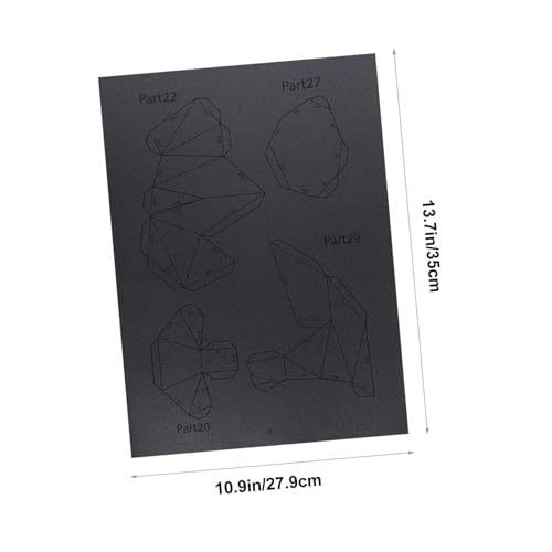 WEKAMOS Panda Papiermodell DIY Handgeformte Origami Dekoration Geometrische Bastelarbeit Ohne Schere Perlmuttfarben Für Erwachsene Und Dekor Für Festival Und Party von WEKAMOS