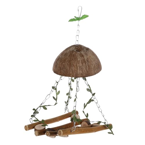 WEKAMOS Papageien Sitzstange aus Holz Stabile Vogelkäfig Sitzstange für Wellensittiche und Papageien Langsam und Beißfest von WEKAMOS