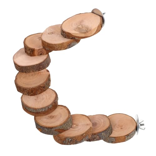 WEKAMOS Parakeet Spielleiter aus Apfelholz Kleine Haustierleiter für Wellensittiche und Papageien Beißfestes Vogelkäfig Zubehör Balance und Koordination WEKAMOS Parakeet Spielleiter aus Apfelholz Kleine Haustierleiter für Wellensittiche und Papageien Beißfestes Vogelkäfig Zubehör Balance und Koordination von WEKAMOS