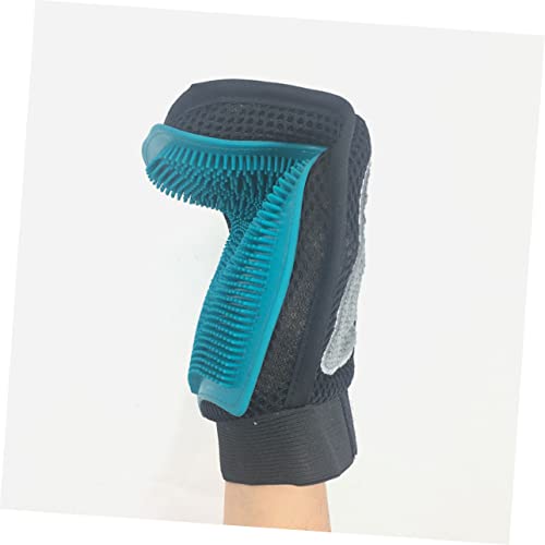 WEKAMOS Pet Grooming Handschuh mit Massagefunktion Doppelseitige Katzen und Hundebürste zur Fellpflege und Haarentfernung Sanfte und Hautpflege für Langes und Kurzes Fell Waschbar Grün WEKAMOS Pet Grooming Handschuh mit Massagefunktion Doppelseitige Katzen und Hundebürste zur Fellpflege und Haarentfernung Sanfte und Hautpflege für Langes und Kurzes Fell Waschbar Grün von WEKAMOS