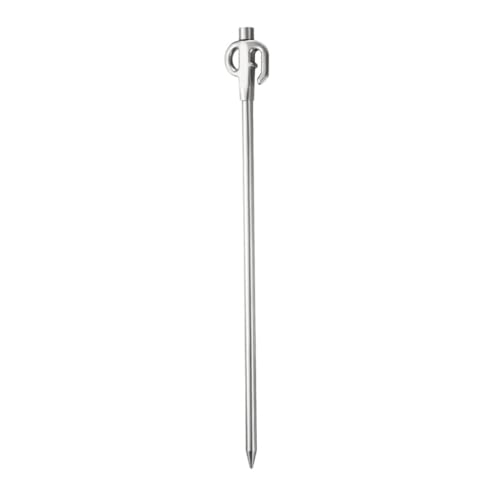 WEKAMOS Pet Tie Out Stake Multifunktionaler Zelthering aus für Hunde Drehbar für Camping und Outdoor Aktivitäten Langlebig und Robust von WEKAMOS