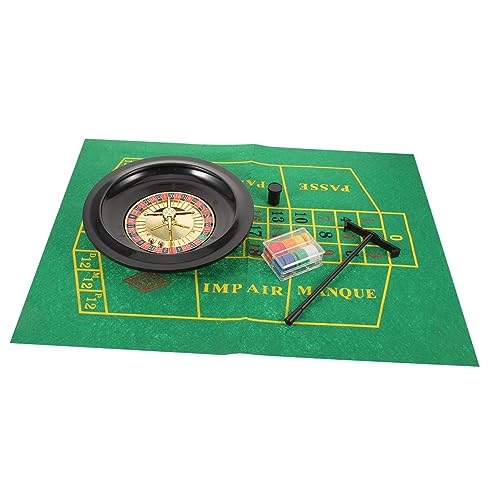 WEKAMOS Poker Wheel Drehbares Partyspiel mit Tischdecke und Tragbares Tisch Spielrad aus Kunststoff und Edelstahl für Freunde Unterhaltung und Firmenveranstaltungen WEKAMOS Poker Wheel Drehbares Partyspiel mit Tischdecke und Tragbares Tisch Spielrad aus Kunststoff und Edelstahl für Freunde Unterhaltung und Firmenveranstaltungen von WEKAMOS