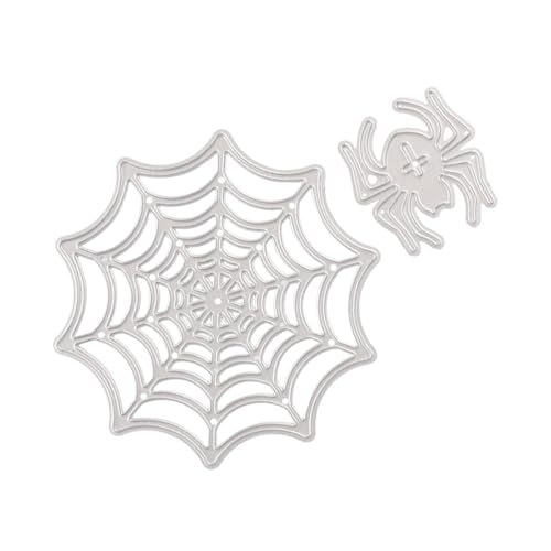WEKAMOS Präzise Spinnennetz Stanzschablone aus Kohlenstoffstahl für DIY Scrapbooking Prägung und Bastelarbeiten Silbernes Schneidewerkzeug für Halloween Handwerksprojekte WEKAMOS Präzise Spinnennetz Stanzschablone aus Kohlenstoffstahl für DIY Scrapbooking Prägung und Bastelarbeiten Silbernes Schneidewerkzeug für Halloween Handwerksprojekte von WEKAMOS