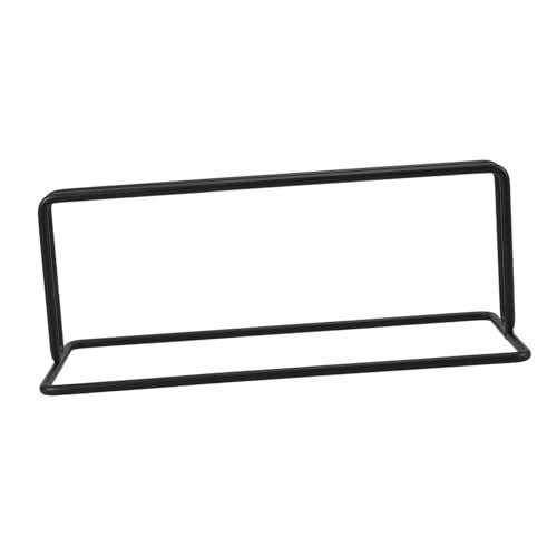 WEKAMOS Praktischer Tisch Trennwandhalter Schwarz Metallklemme rutschfeste Basis Einfach zu Installierender Panel Clip Für Büro und Konferenztische von WEKAMOS