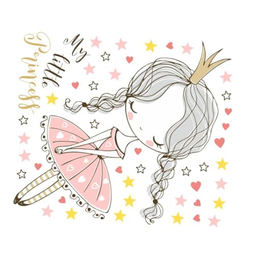 WEKAMOS Prinzessin Wandsticker Kinderzimmer Mädchen Wandtattoo Muster Dekorative Schlafzimmer Wandaufkleber Abziehbar Einfach Anzubringen Rückstandsfrei WEKAMOS Prinzessin Wandsticker Kinderzimmer Mädchen Wandtattoo Muster Dekorative Schlafzimmer Wandaufkleber Abziehbar Einfach Anzubringen Rückstandsfrei von WEKAMOS