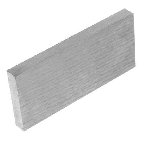 WEKAMOS Quadratische Metallplatte aus Massivem Premium Stahl Flache Metallplatte Robuste Vierkantstange für Metallverarbeitung und Industrielle Fräsmaschinen Langlebiges Zubehör von WEKAMOS