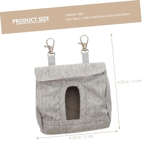 WEKAMOS Rabbit Feeder Tasche für Kleintiere Waschbar und Wiederverwendbar Robustes Futterbeutel für Meerschweinchen und Kaninchen Multifunktional als Futterspender und Käfigdekoration von WEKAMOS
