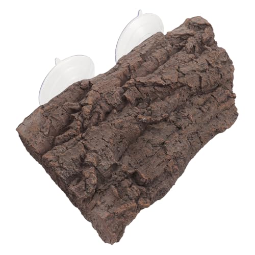 WEKAMOS Resin Schildkrötenplattform mit Saugnapf Stabile Glatte Basking Terrasse für Wasser Landschildkröten Verstellbar Multifunktionale Ruhe Dekorationsinsel für Aquarium und Terrarium von WEKAMOS