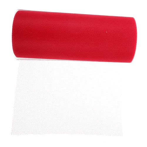 WEKAMOS Rote Tüllrolle Polyester für Hochzeit Party Deko DIY Tüllstoff Tischläufer Geschenkverpackung und Raumdekoration WEKAMOS Rote Tüllrolle Polyester für Hochzeit Party Deko DIY Tüllstoff Tischläufer Geschenkverpackung und Raumdekoration von WEKAMOS