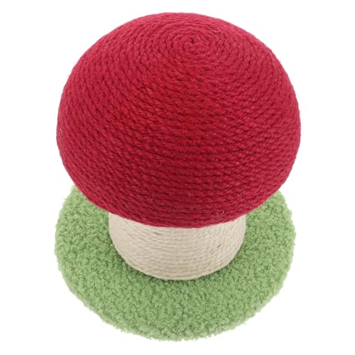WEKAMOS Roter Pilz Kratzbaum aus Langlebigem Sisal Multifunktionaler Katzen Kratzpfosten und Komfortabler Katzenmöbel Schutz für Kätzchen Stilvolles Design für Drinnen und Kratzwand WEKAMOS Roter Pilz Kratzbaum aus Langlebigem Sisal Multifunktionaler Katzen Kratzpfosten und Komfortabler Katzenmöbel Schutz für Kätzchen Stilvolles Design für Drinnen und Kratzwand von WEKAMOS
