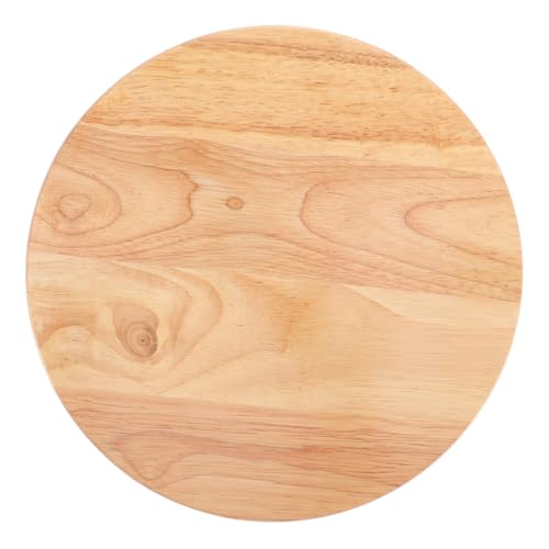 WEKAMOS Runder Holzsitz Ersatzplatte aus Massivem Buchenholz Robustes Sitzbrett für Hocker Stuhlauflage Kratzfest und Langlebig für Gewerbe und Zuhause von WEKAMOS