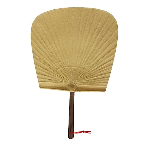 WEKAMOS Rundfächer Aus Bambusfächer Im Japanischen Stil Handgemachter Fächer Mit Klassischem Design Dekorativer Fächer Für Alltag Und DIY von WEKAMOS