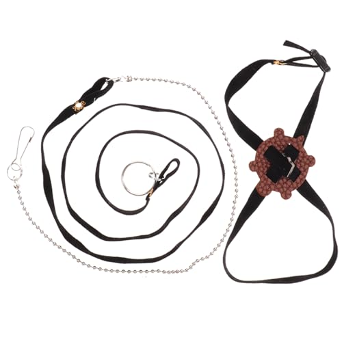 WEKAMOS Schildkrötenleine Verstellbar Leicht Langlebig für Kleine Haustiere Geeignet mit Rutschfestem Griff zum Spaziergang und Training Draußen in Schwarz Klein WEKAMOS Schildkrötenleine Verstellbar Leicht Langlebig für Kleine Haustiere Geeignet mit Rutschfestem Griff zum Spaziergang und Training Draußen in Schwarz Klein von WEKAMOS