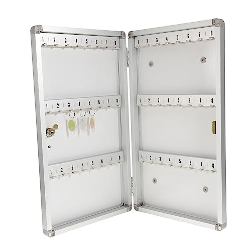WEKAMOS Schlüsselbox Zur Wandmontage Aus Aluminiumlegierung Schlüsselverwaltungsbox Für Mehrere Schlüssel Schlüsselaufbewahrungsbox Organizer von WEKAMOS