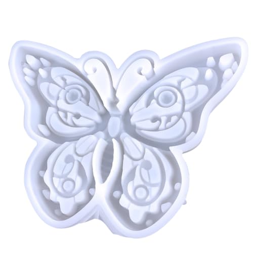 WEKAMOS Schmetterling Silikonform für DIY Epoxidharz Gießform Butterflies Wanddeko Ornament Basteln Elastisch Hochreißfest von WEKAMOS