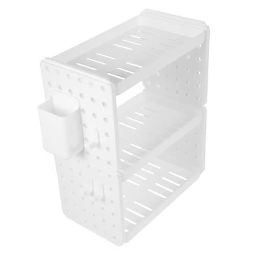 WEKAMOS Schreibtisch-Organizer Für Bücher Zeitschriften Multifunktions-Regal Für Büro Schlafzimmer Und Wohnräume Weißes Stabiles Design Für Praktische Aufbewahrung WEKAMOS Schreibtisch-Organizer Für Bücher Zeitschriften Multifunktions-Regal Für Büro Schlafzimmer Und Wohnräume Weißes Stabiles Design Für Praktische Aufbewahrung von WEKAMOS