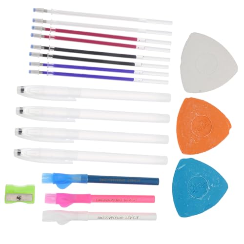 WEKAMOS Sewing Marking Kreide Dreieckige Stoffkreide Rollspitzer Waschbare Schneiderkreide Für Nähen Stickerei Kleidung Markierungen Ergonomisch Für Stoff Papier von WEKAMOS