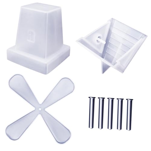 WEKAMOS Silikonform DIY Windmühle Flexible Wiederverwendbare Gießform für Kunsthandwerk Inklusive Zubehörteile Robust und Antihaftbeschichtet zum Basteln mit Harz und Kristall WEKAMOS Silikonform DIY Windmühle Flexible Wiederverwendbare Gießform für Kunsthandwerk Inklusive Zubehörteile Robust und Antihaftbeschichtet zum Basteln mit Harz und Kristall von WEKAMOS