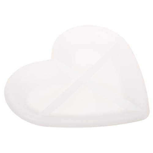 WEKAMOS Silikonform Herz Tablett Flexibel DIY Schmucktablett Gießform für Resin Harz Bastelprojekte Dekoratives Silikon tablett für Kreative Wohnaccessoires von WEKAMOS