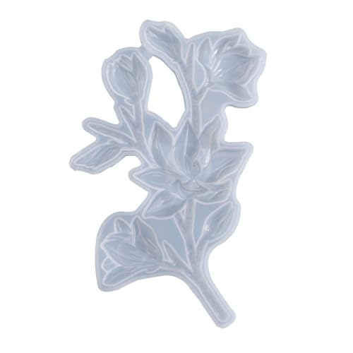 WEKAMOS Silikonform für DIY Kristall Epoxidharz Gießform Blumenornament Langlebig Sicher Non stick Kreative Bastelidee von WEKAMOS