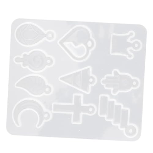 WEKAMOS Silikonform für DIY Schmuckanhänger Flexibel Langlebig Weich Leicht Entformbar Kronen design für Harz Epoxidguss Handwerk Kreativprojekte von WEKAMOS