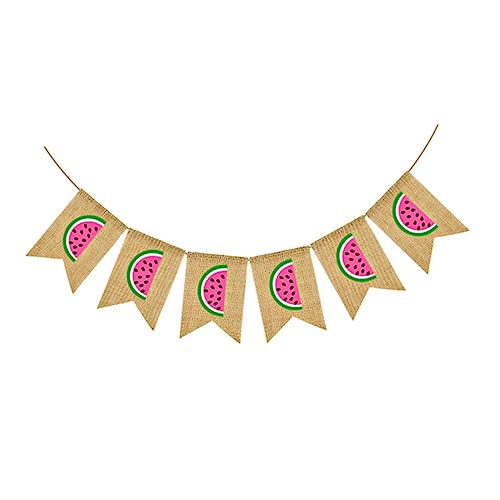 WEKAMOS Sommerparty Dekobanner Wassermelone Wimpelkette Wiederverwendbar Leicht Tropische Feier Geburtstag Girlande für Party und Fotohintergrund WEKAMOS Sommerparty Dekobanner Wassermelone Wimpelkette Wiederverwendbar Leicht Tropische Feier Geburtstag Girlande für Party und Fotohintergrund von WEKAMOS