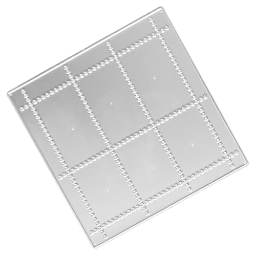 WEKAMOS Stamp Cutting Die Dekorativer Schneidstempel Kohlenstoffstahl für Kreative Bastelarbeiten für Alben Karten und Scrapbooking Langlebig und Vielseitig Einsetzbar von WEKAMOS
