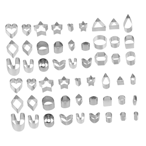 WEKAMOS Teiliges Metall Clay Cutter aus Rostfreiem Stahl Leichtes Langlebiges DIY Werkzeug für Polymer Ohrringe und Schmuckherstellung Vielseitig Einsetzbar zum Basteln Individueller WEKAMOS Teiliges Metall Clay Cutter aus Rostfreiem Stahl Leichtes Langlebiges DIY Werkzeug für Polymer Ohrringe und Schmuckherstellung Vielseitig Einsetzbar zum Basteln Individueller von WEKAMOS