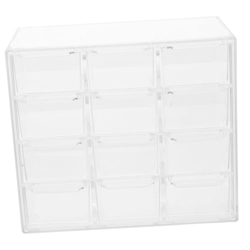 WEKAMOS Transparente Fächer Schubladenbox Multifunktional Schmuck Kosmetik Bastelbedarf Organizer für Schreibtisch Büro Aufbewahrung Klein Utensilien Sortierbox WEKAMOS Transparente Fächer Schubladenbox Multifunktional Schmuck Kosmetik Bastelbedarf Organizer für Schreibtisch Büro Aufbewahrung Klein Utensilien Sortierbox von WEKAMOS