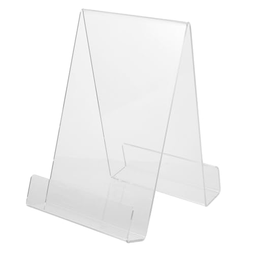WEKAMOS Transparenter Acryl Buchständer mit Doppelter Ablage und Schutzplatte Vielseitiger Desktop Halter für Bücher und Handy Stabiles Aufbewahrungsregal für Büro Schule und Zuhause WEKAMOS Transparenter Acryl Buchständer mit Doppelter Ablage und Schutzplatte Vielseitiger Desktop Halter für Bücher und Handy Stabiles Aufbewahrungsregal für Büro Schule und Zuhause von WEKAMOS