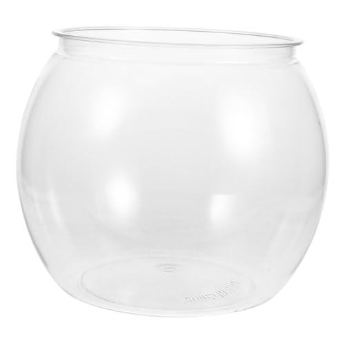 WEKAMOS Tisch-zierfischtank Aus Kunststoff Transparentes Aquarium Für Kleine Wassertiere Dekoratives Fischglas Für Schreibtisch Oder Wohnzimmer von WEKAMOS