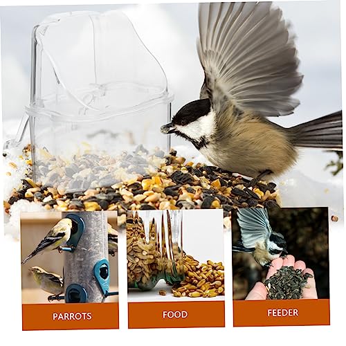 WEKAMOS Transparenter Vogelkäfig Futterbehälter Hängend Vogel Futterbox Multifunktional Robust Einfach zu Reinigen Für Papageien Kaninchen Hamster Vogelkäfig Zubehör WEKAMOS Transparenter Vogelkäfig Futterbehälter Hängend Vogel Futterbox Multifunktional Robust Einfach zu Reinigen Für Papageien Kaninchen Hamster Vogelkäfig Zubehör von WEKAMOS