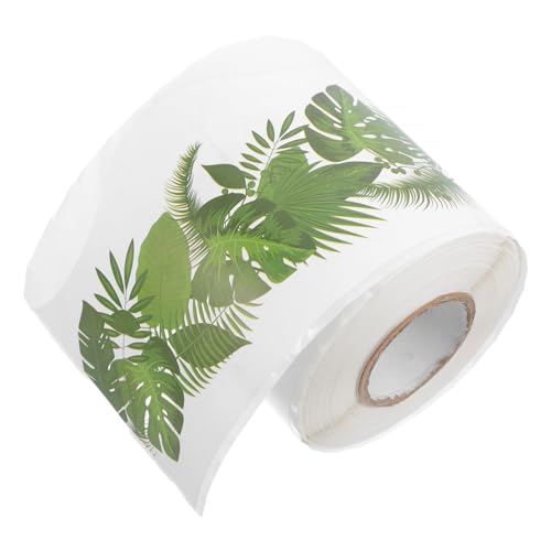 WEKAMOS Tropische Baumblatt bordüre Selbstklebend Breit Verschleißfeste Dekorative Randaufkleber für Pinnwände Klassenzimmer Party Dekoration von WEKAMOS